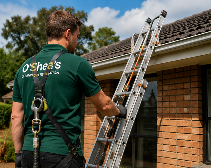 OSHEAS Gutters Access and Safety Setup